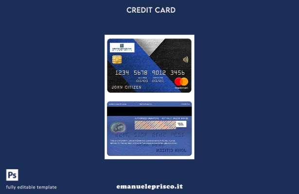 stile verificato modello mastercard Lebanon Emirates Lebanon Bank